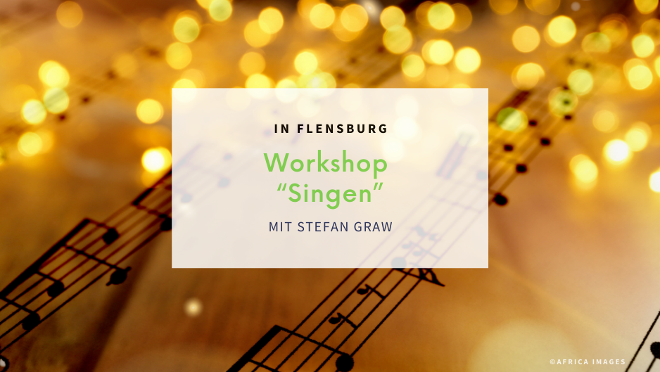 Musiknoten mit runden Lichtkreisen, die leuchten.