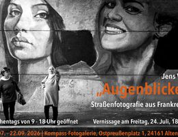 Ausstellungsplakat "Augenblicke"