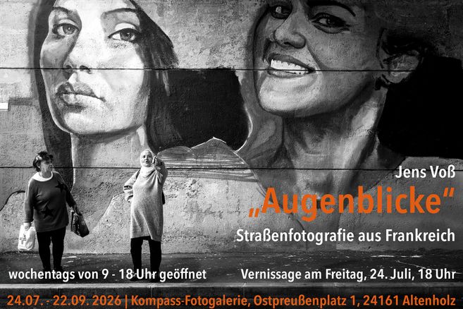 Ausstellungsplakat "Augenblicke"