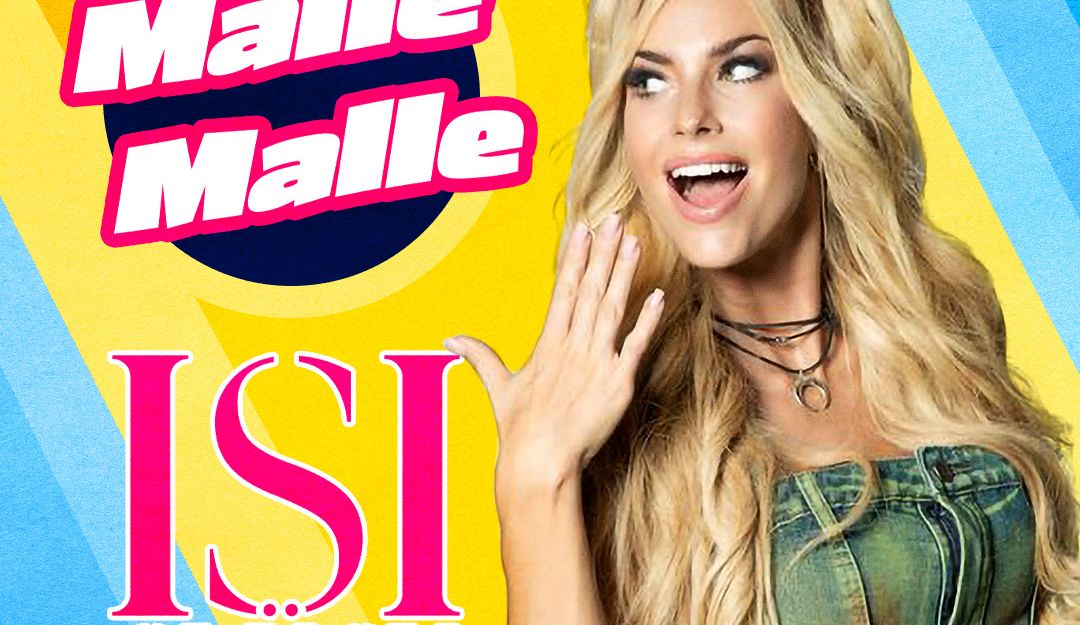 Party Plakat mit Isi Glück drauf 